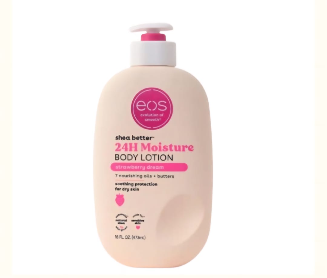 EOS Shea Butter Strawberry Body Lotion 473ml