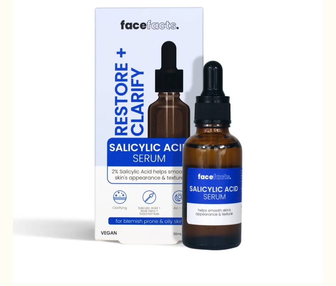 Facefacts Restore & Clarify Salicylic Facial Serum 30ml